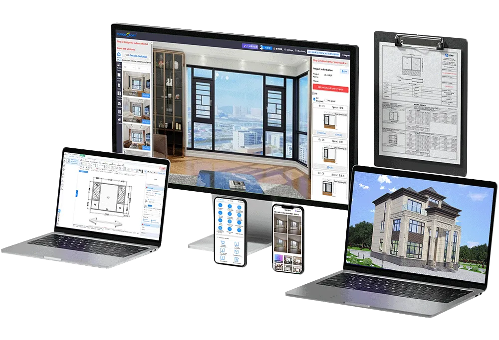 杜特门窗软件平台界面展示